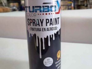 Aerosol blanco brillante