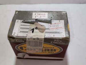 Clavo de acero 3" Libra