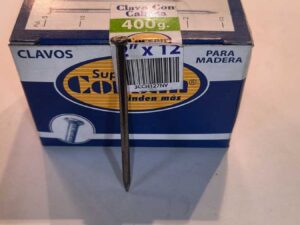 Puntilla para madera 3/4" Caja 400g.