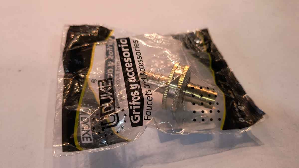 Racor para manguera union cobre