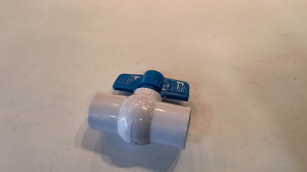 Registro valvula bola pvc agua 3/4 liso eco