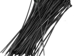 Amarre plastico nylon 4.8*20cm negro *100 und