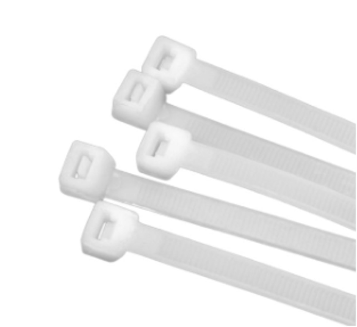 Amarre plastico nylon 4.8*40cm blanco *100 und - Imagen 3