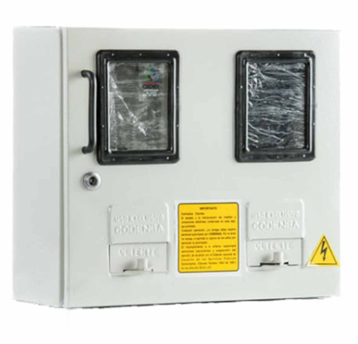 Caja monofasica 2 contadores IMC
