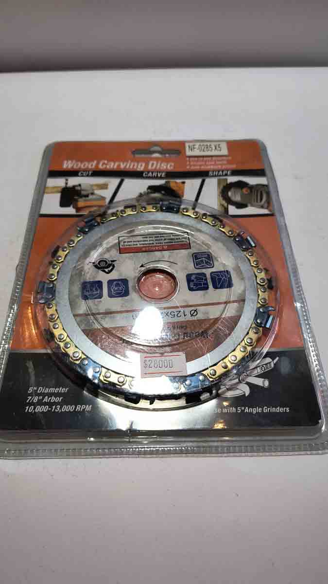Disco cadena 4.1/2" madera - Imagen 2