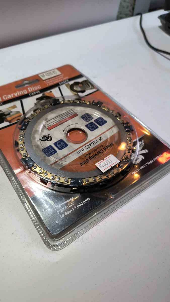 Disco cadena 4.1/2" madera - Imagen 4