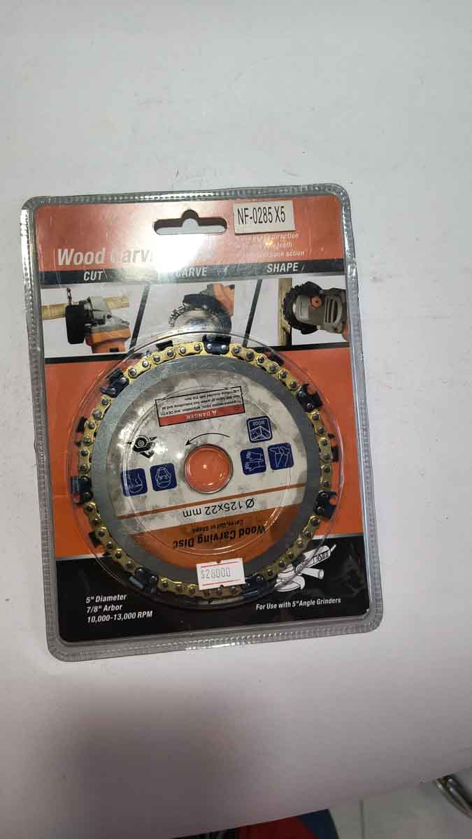 Disco cadena 4.1/2" madera