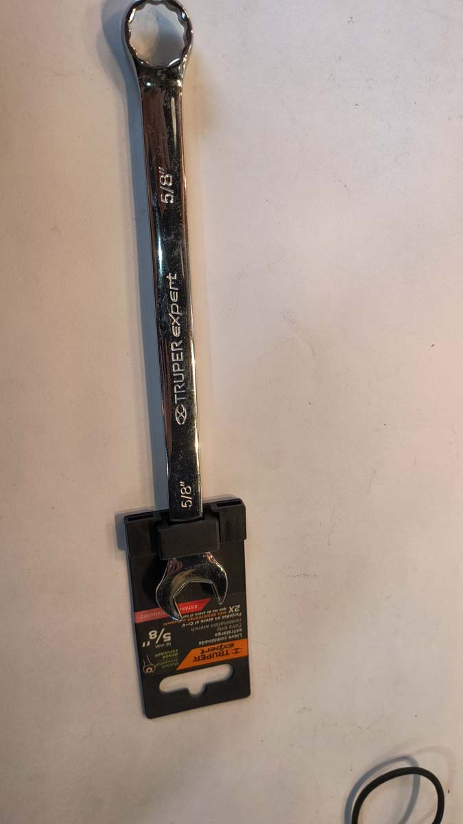 Llave mixta extralarga 5/8"