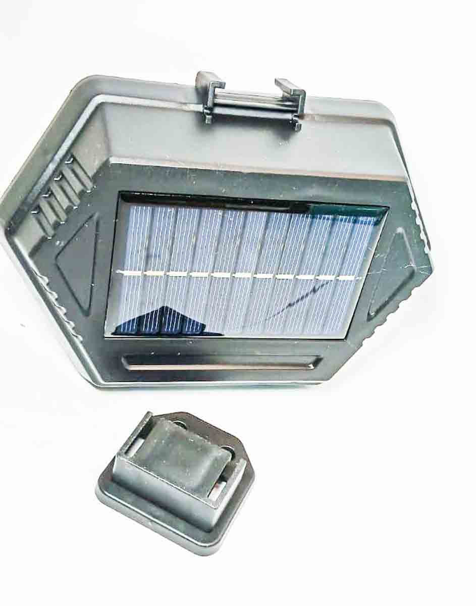 Aplique solar de pared 2 bombillo calida 28W