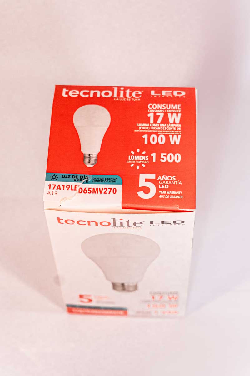 Bombillo 17W led E27 6500k