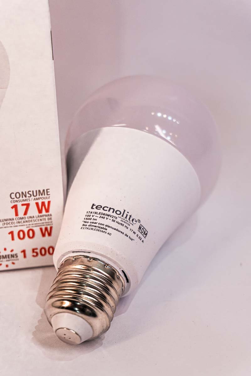 Bombillo 17W led E27 6500k