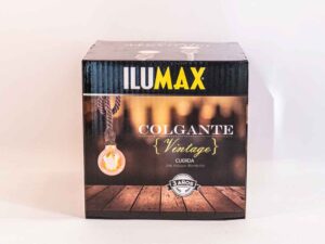 Portalampara colgante cuerda laso