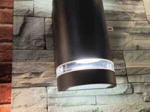 Aplique para pared doble luz exterior GU10 *2