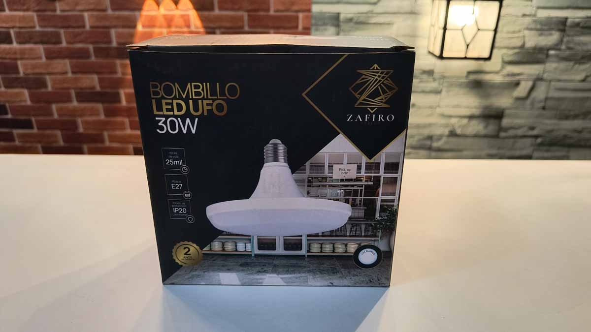 Bombillo 30W led E27 6500K tipo UFO - Imagen 2