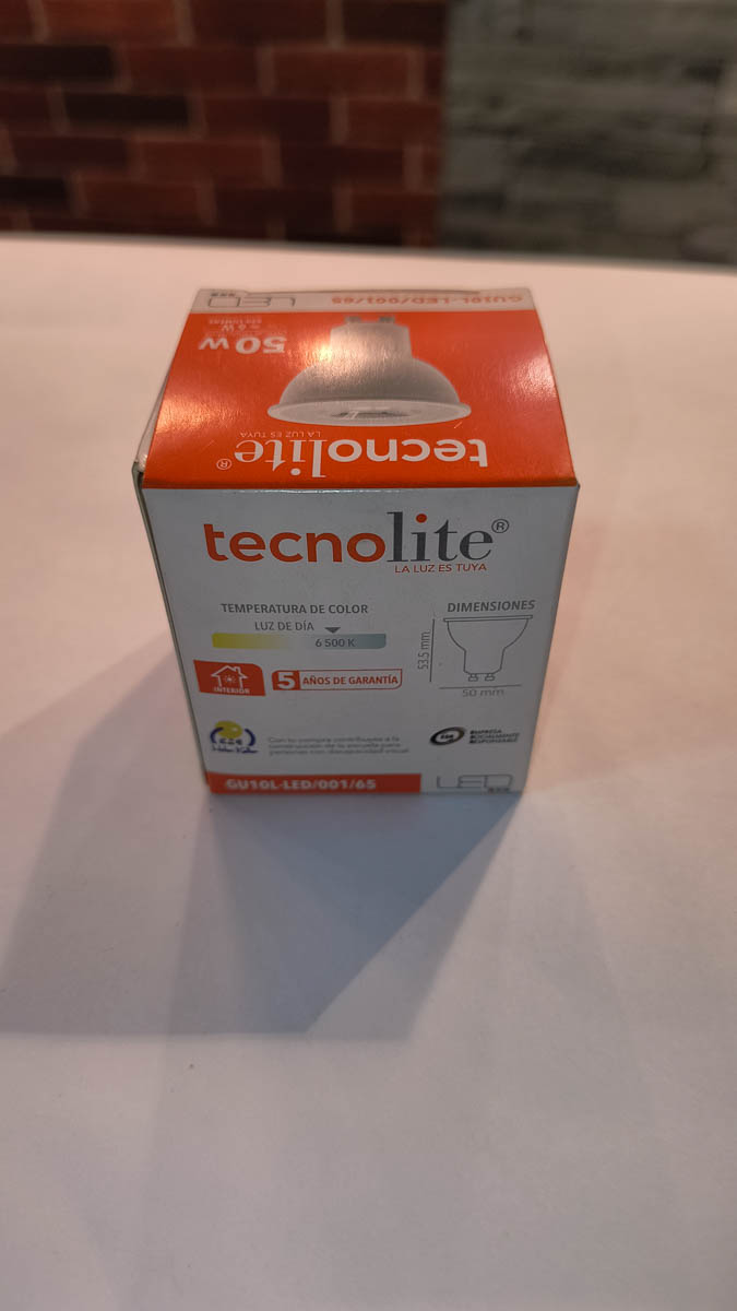 Bombillo 6W led GU10 6500K - Imagen 2