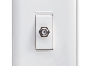 EXE Toma coaxial TV blanco