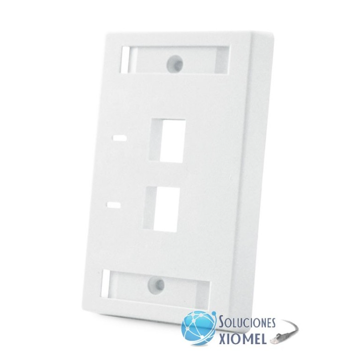 Faceplate doble Commscoper - Imagen 2