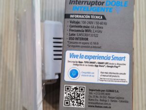 Ilumax Interruptor doble inteligente