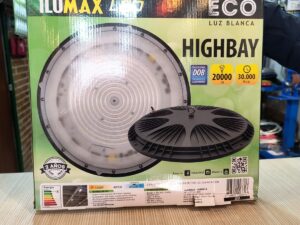Lampara 200W led industrial tipo ufo colgante