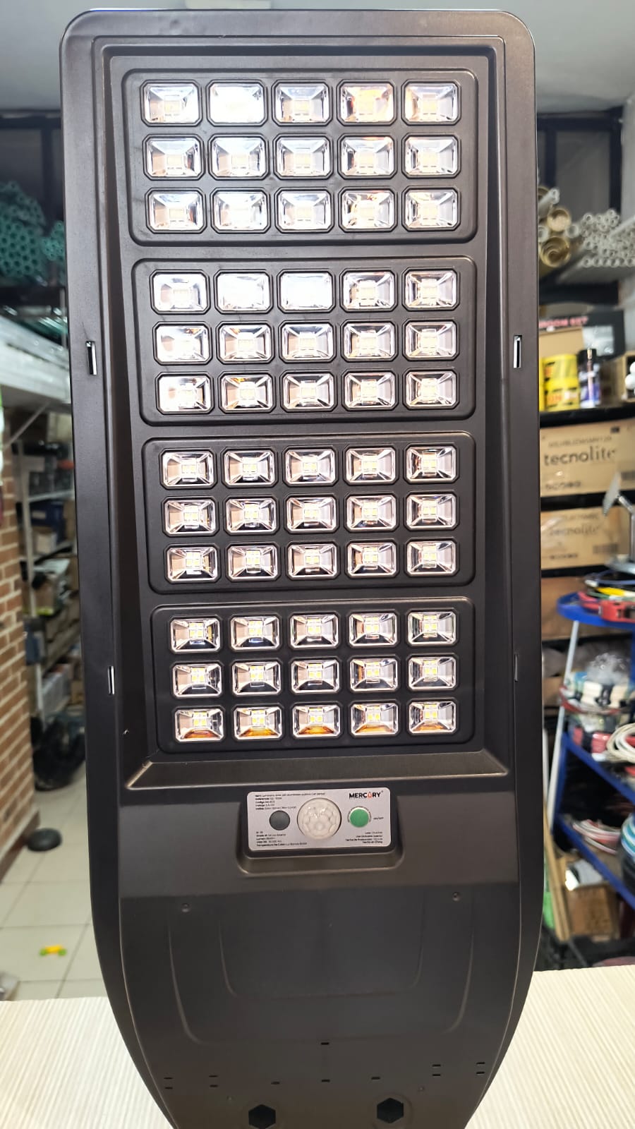 Lampara solar 150W 6500K alumbrado publico - Imagen 2